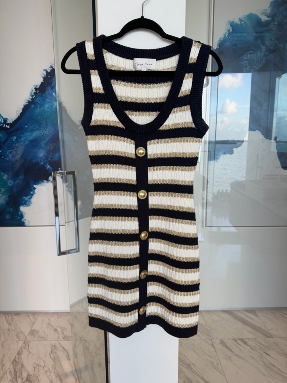 Cara Cara Nicole Striped Knit Dress